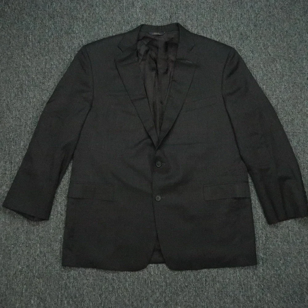 Brooks Brothers Blazer Mens‎ 46R Gray 1818 Regent Wool Estrato Fabric Italy